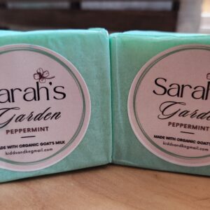 Peppermint soap bar