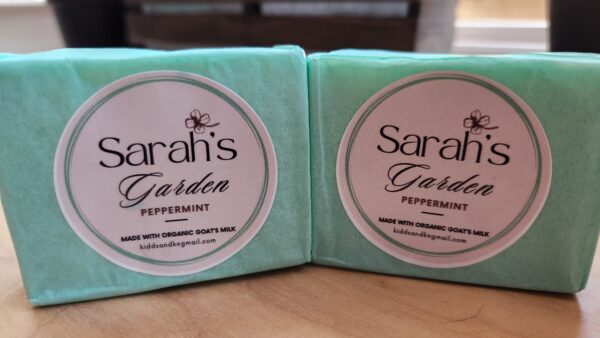 Peppermint soap bar