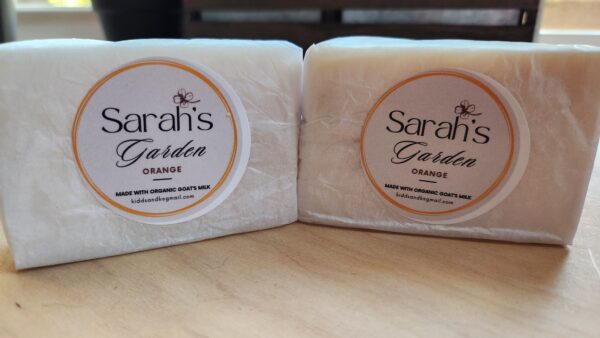 Orange soap bar