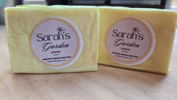 Lemon soap bar